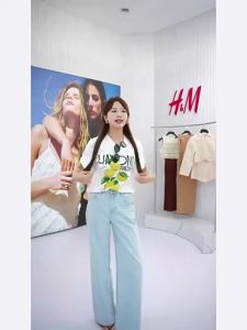 H&M | Casual Style T-Shirt Soft and Fruit Printed