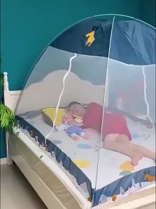 GUOQI | Summer Mongolian Tent Style Foldable Anti-fall Mosquito Net