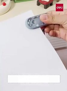 deli | Mini Hole Punch Single Hole Paper Punch Multifunction Hand Operated