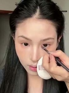 HUACHUNTANG | Eye Liner Wing Makeup Brush