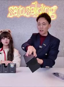 sanseking | Large Capacity 3-slot Card Box