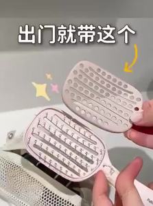 FaSoLa | Volumizing Foldable Scalp Massage Styling Curling Comb for Women