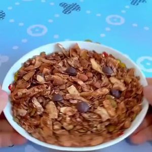 BUYAMIAO | Sea Salt Hazelnut Cocoa Nuts Chocolate Baking Oatmeal 500g