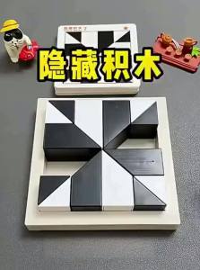 HUAZINIAO | Intelligence Development Hidden Block Puzzle 3-10 Years Kids