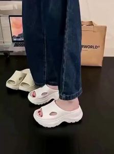 BUYANGSI | Squishy Soft Cool Thick Heel-Increase Non-slip Waterproof Slipper