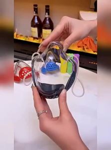 Jiaxun | Breathable Fog-Resistant Protective Mask Dustproof Transparent
