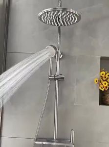 Thermostatic Pressure Boosting 304 Stainless Steel Shower System