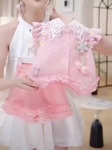 Fancy Short Pants Set For Girls 2 Pieces