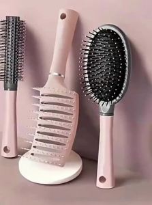Defasilk | Womens Curling Brush with Round Cylinder for Home Use and Volume Styling