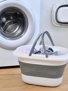 Spsauce | Foldable Plastic Rectangular Large Capacity Pail Tote Wash Basin