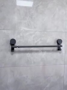 Suction Mounted No-Drill Bathroom Towel Rack