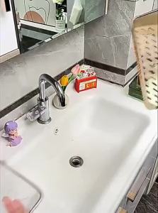 Wall Mounted Drill Free Bathroom Storage Shelf