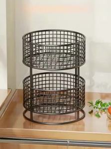 Spice Garlic Ginger Storage Basket Multi-layer