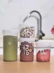 Food-grade Transparent Plastic Storage Jar
