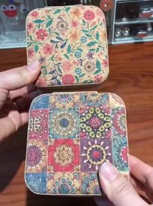 Vintage Travel Jewelry Box Portable Organizer