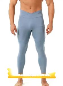 GJSPORTPRO | High Waist Compression Moisture-wicking Sports Tights Three-quarters
