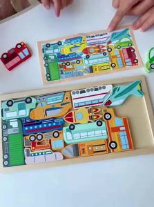MWZ | Cognitive Development Wooden Puzzle Blocks