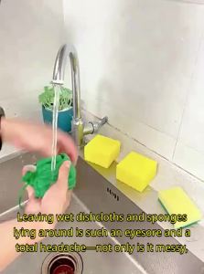 Weichen | Narrow Water Draining Storage Rack for Kitchen Cloth