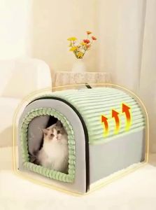 HELLOLEIBOO | Cozy Enclosed Cat House Tent Detachable