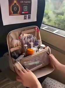 MIRUIDUO | Travel-friendly Waterproof Stand-up Cosmetic Bag for Luggage