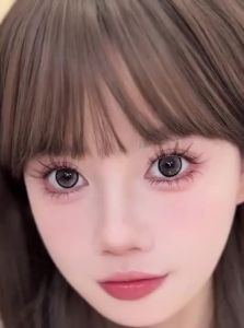 MENGJIESHANGPIN | Deep Brown No-Adhesive Fox Eyelashes Natural Slant Style
