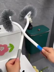 Long Handle Wall-mounted Bathroom Cleaning Brush