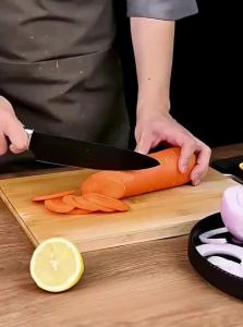 BAKULI | Kitchen Knife Set with Cutting Board 3 Pieces