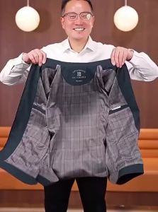 ROMON | Áo Khoác Chống Gió Nam cho Trung Niên và Người Cao Tuổi Phong Cách Dân Sự Kinh Doanh