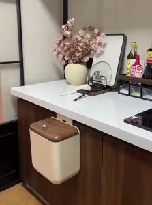 Morotel | Wall Mounted Covered Easy-access Trash Bin Large Capacity