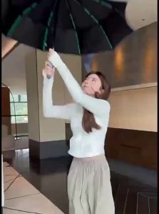 HAOGUANJIA | Auto Open Close Large Reinforced Durable Windproof Sun Rain Umbrella