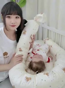 ANYOUBI | Cotton Gauze Safety Crib Bumper Soft Cushion