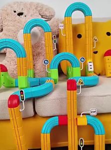 BABYSHOME | Anti-gravity Magnetic-like Train Building Blocks Educational Toy