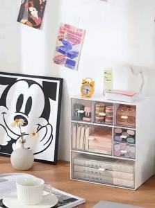 BANGJIAYI | Transparent Drawer Type Desktop Storage Box