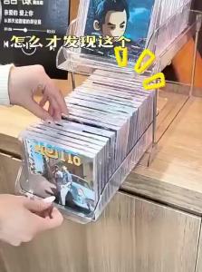 UBT | Desk Pull-out Organizer for Vinyls CDs Tapes