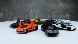 LIWAN | Alloy 3-Doors Super Car Model for Boys 1:43