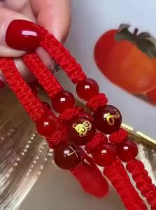 GUOQI | Protection Charm Red Rope Bracelet Snake Zodiacc