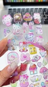 XIONGBUFAN | Glow-in-the-Dark 3D Cartoon Stickers