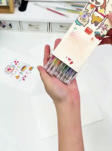 Marie’s | Colorful Glitter Gel Pen with Fluorescent Marking and Shimmering Watercolor for Kids Hand Accounts and Elementary School Students
