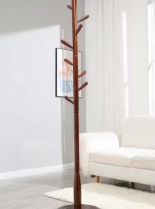 WEIZHI | High-End Stand-Up Wooden Clothes Rack