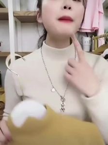Áo sơ mi ZISU nữ lót lông cừu dày cổ cao tay dài giữ nhiệt mùa đông