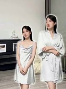 BE | Smooth & Padded Strap Dress Sleepwear