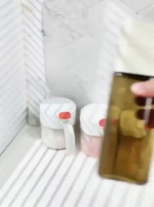 HAOGUANJIA | Auto Open Gravity Leak-proof Oil and Vinegar Dispenser