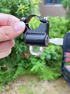 Theft Proof Helmet Lock