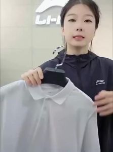 Li-Ning | Áo Polo Thể Thao Thông Gió Nam Kiểu Cổ Golf Tay Ngắn