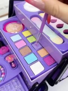 XIONGBUFAN | Princess Theme Non-Toxic Washable Childrens Makeup Set