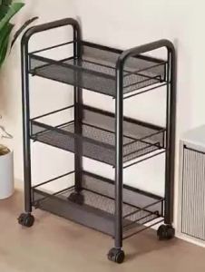 Evesigar | Portable Floor Iron Storage Shelf Multi-Layer