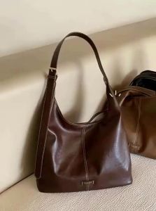 CHIO2ND | Túi Xách Nữ Da Dày Dặn Dung Lượng Lớn Túi Đeo Vai Túi Đeo Chéo Túi Công Sở Túi Đi Học Túi Chứa Laptop Túi Tote Dáng Đơn Giản