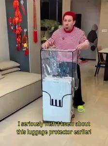 COLORFUL SUMMER DRESS | Durable and Dustproof Travel Suitcase Protector