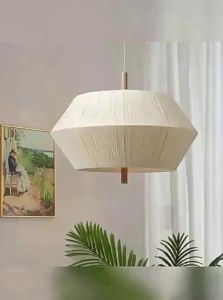 SANGEJIANGREN | Vintage Woven Rattan Hanging Lamp