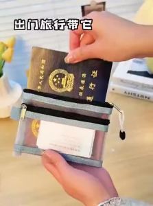 Travel Passport Holder For ID Cards Tickets Money
